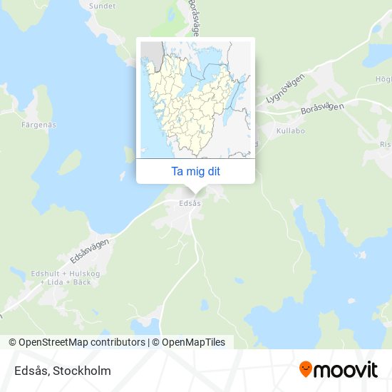 Edsås karta