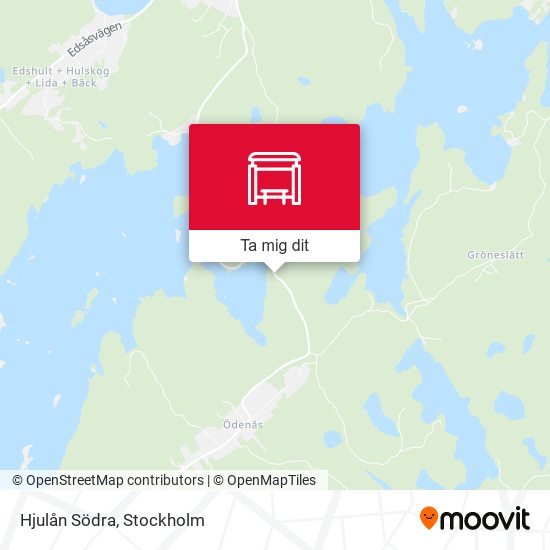 Hjulån Södra karta