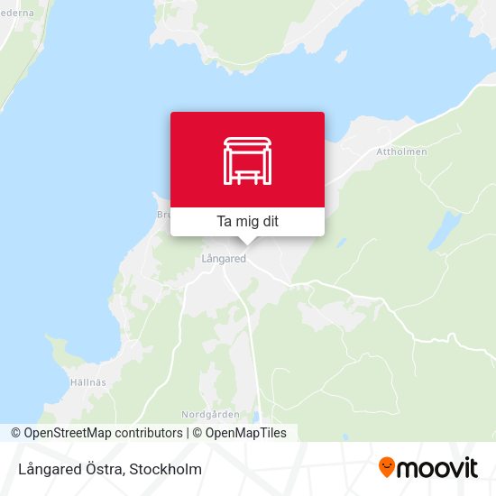 Långared Östra karta