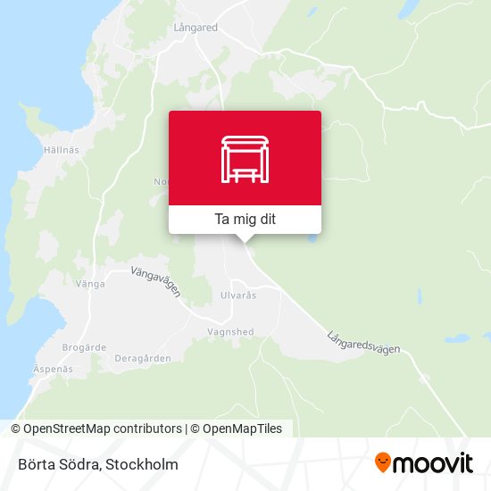 Börta Södra karta