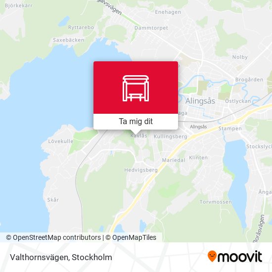 Valthornsvägen karta