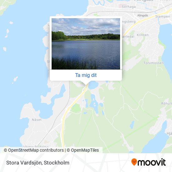 Stora Vardsjön karta