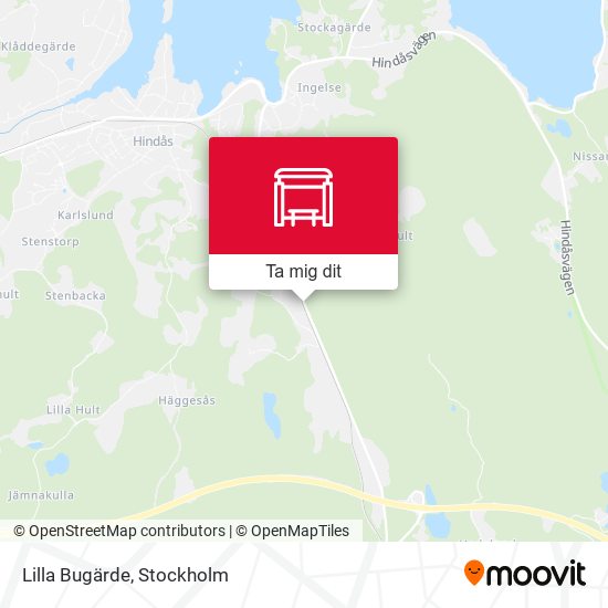 Lilla Bugärde karta