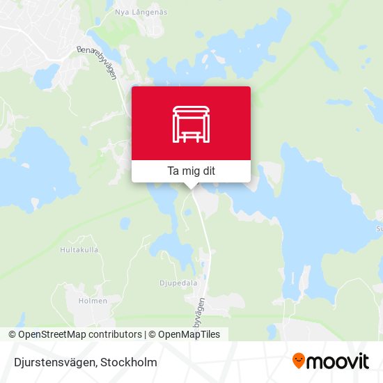 Djurstensvägen karta