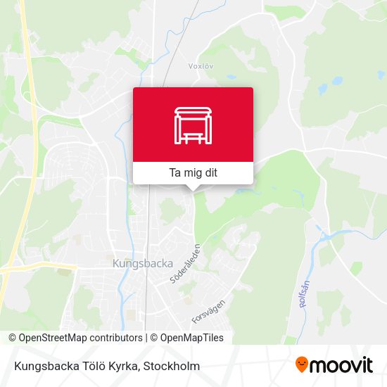 Kungsbacka Tölö Kyrka karta