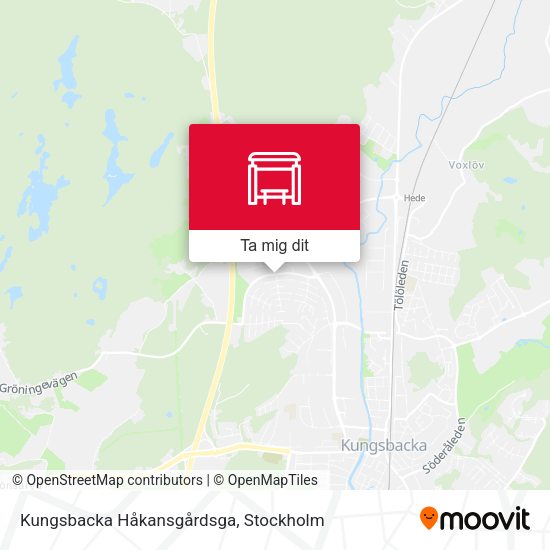 Kungsbacka Håkansgårdsga karta
