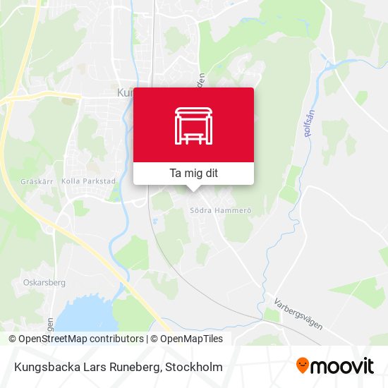 Kungsbacka Lars Runeberg karta