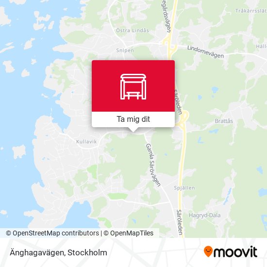 Änghagavägen karta