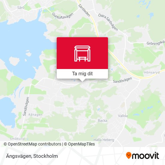 Ängsvägen karta