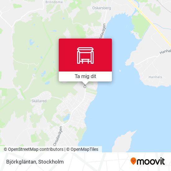 Björkgläntan karta