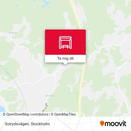 Solrydsvägen karta