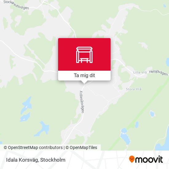 Idala Korsväg karta