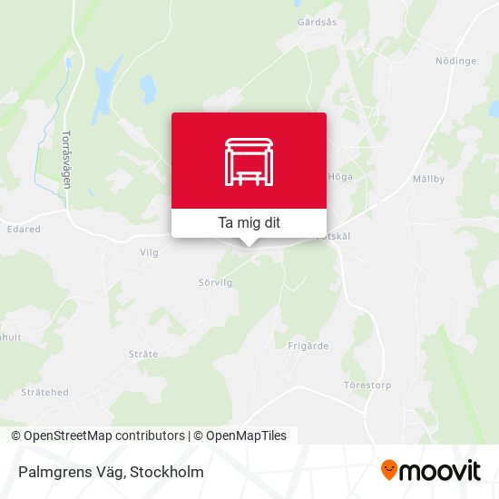 Palmgrens Väg karta