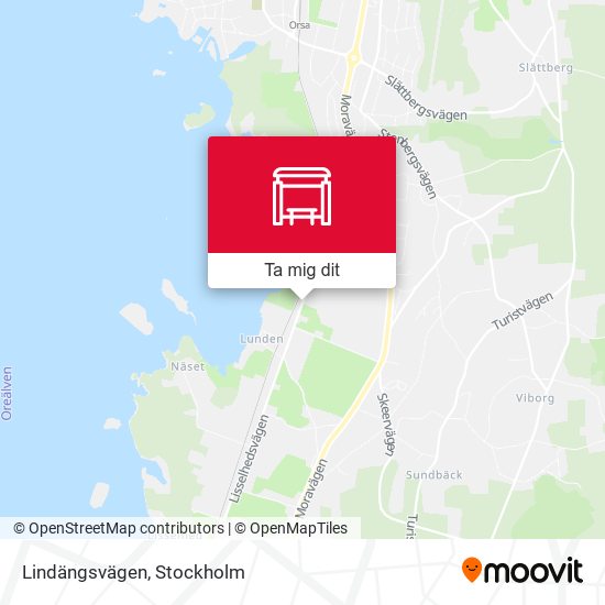 Lindängsvägen karta