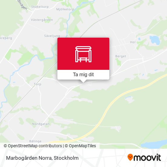 Marbogården Norra karta