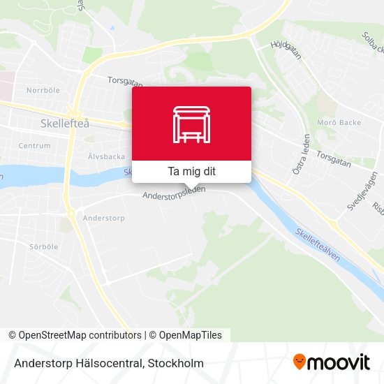 Anderstorp Hälsocentral karta