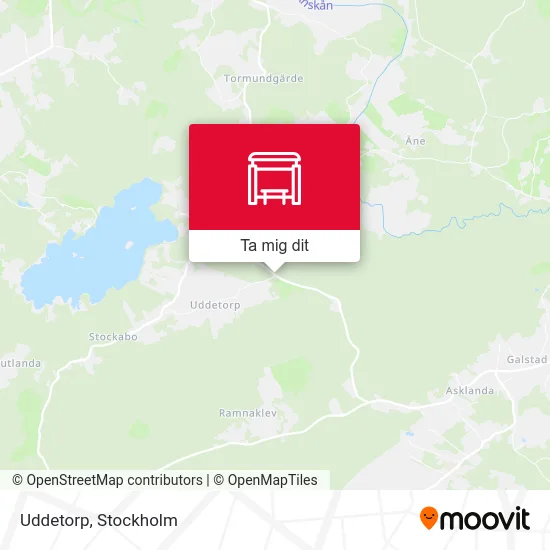 Uddetorp karta