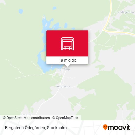Bergstena Ödegården karta