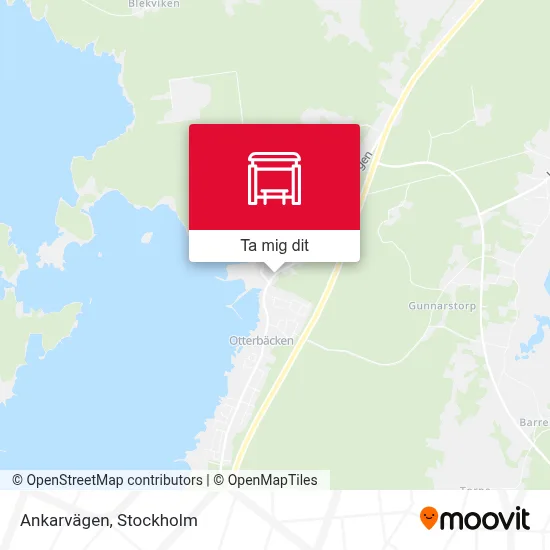 Ankarvägen karta