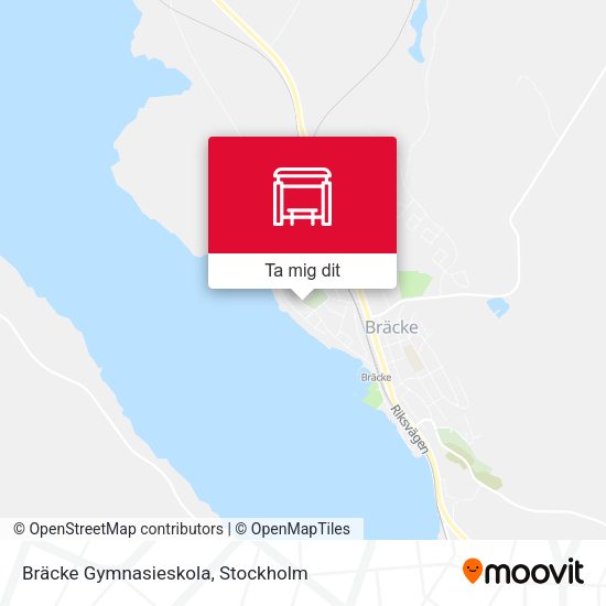 Bräcke Gymnasieskola karta