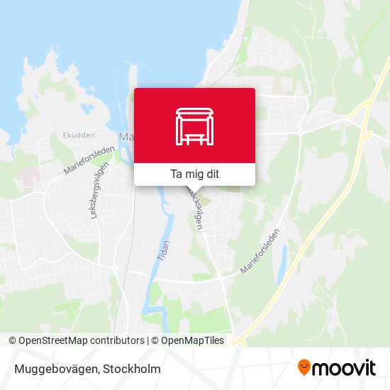 Muggebovägen karta