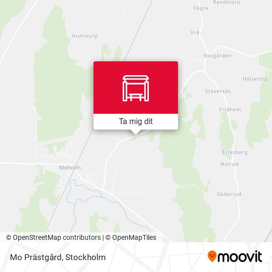 Mo Prästgård karta