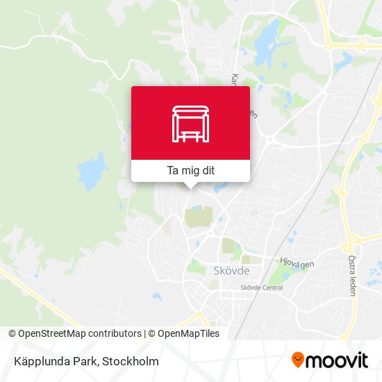 Käpplunda Park karta