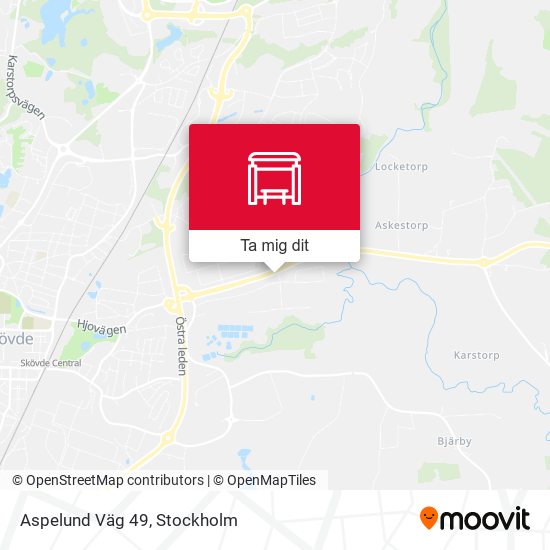 Aspelund Väg 49 karta