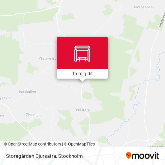 Storegården Djursätra karta