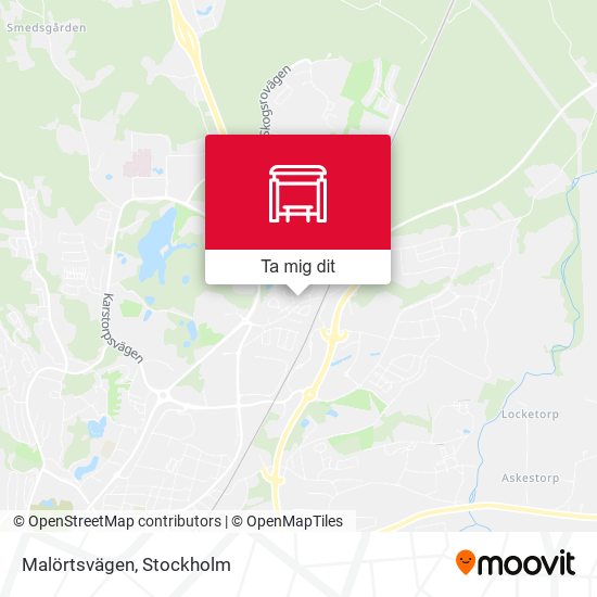 Malörtsvägen karta