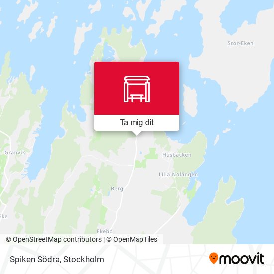 Spiken Södra karta