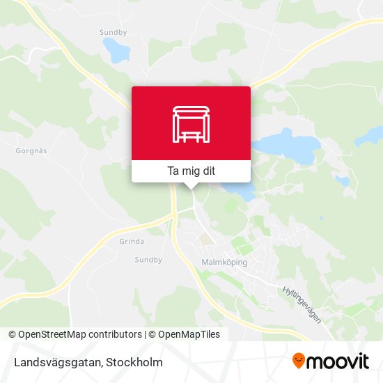 Landsvägsgatan karta