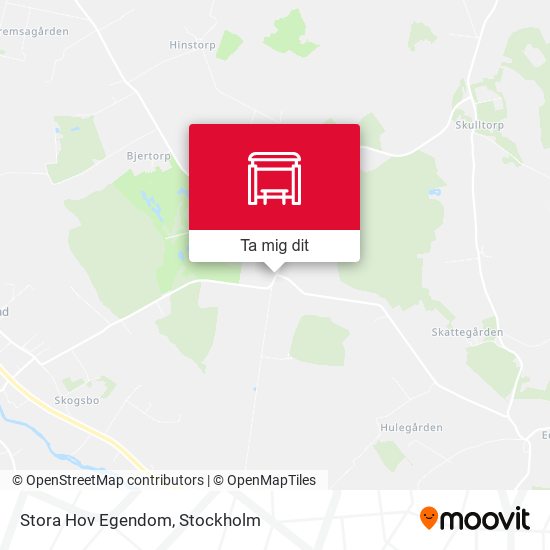 Stora Hov Egendom karta
