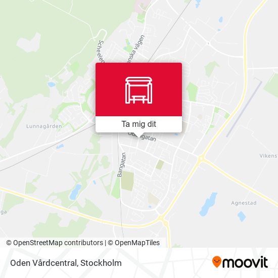 Oden Vårdcentral karta