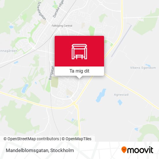 Mandelblomsgatan karta