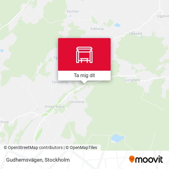 Gudhemsvägen karta