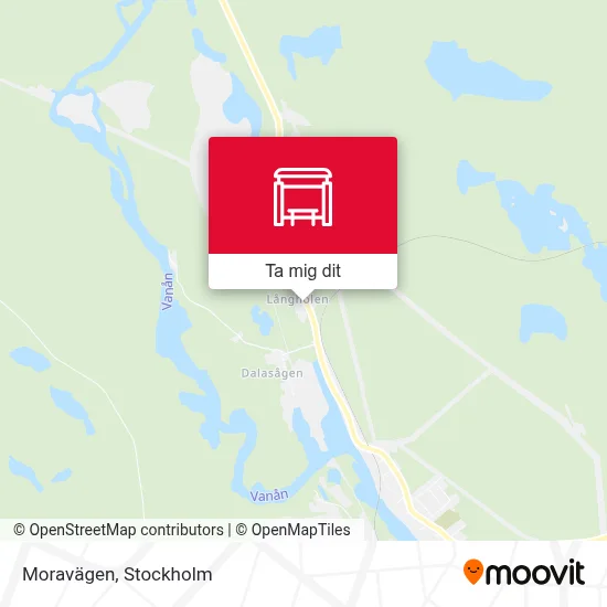 Moravägen karta