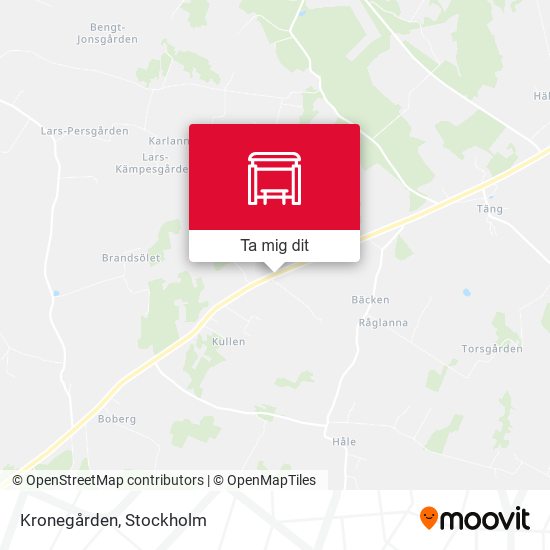 Kronegården karta