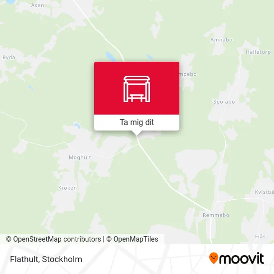 Flathult karta