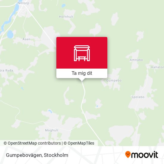 Gumpebovägen karta