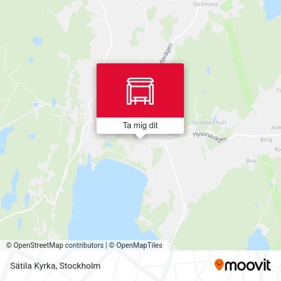 Sätila Kyrka karta