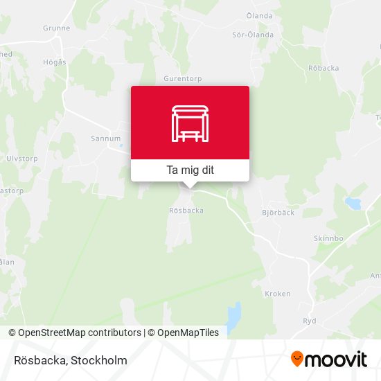 Rösbacka karta