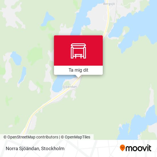 Norra Sjöändan karta