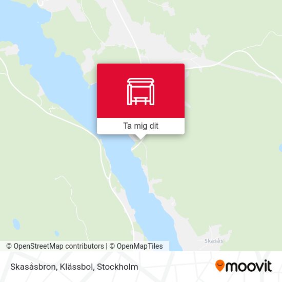 Skasåsbron, Klässbol karta