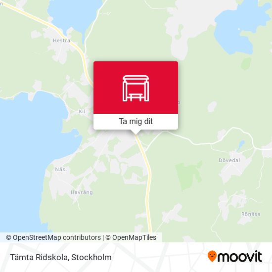 Tämta Ridskola karta