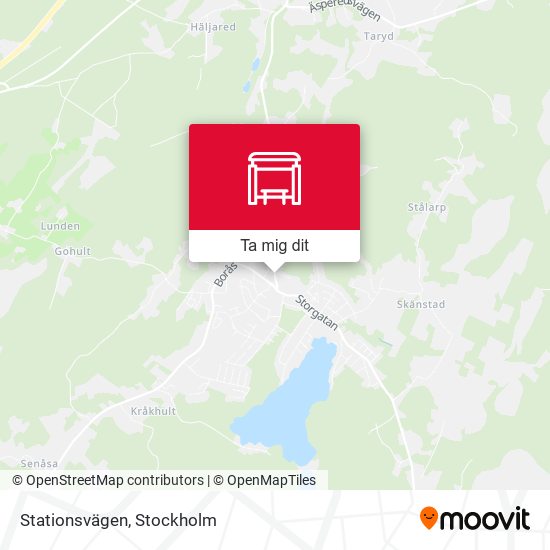 Stationsvägen karta