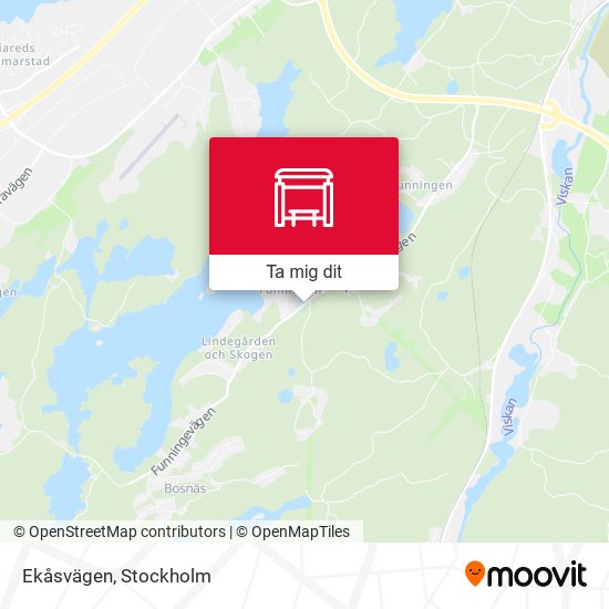 Ekåsvägen karta