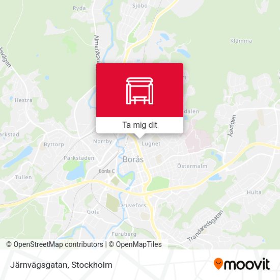 Järnvägsgatan karta