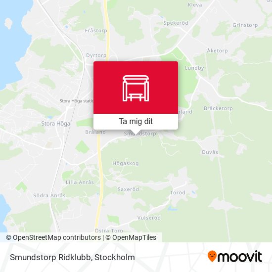 Smundstorp Ridklubb karta