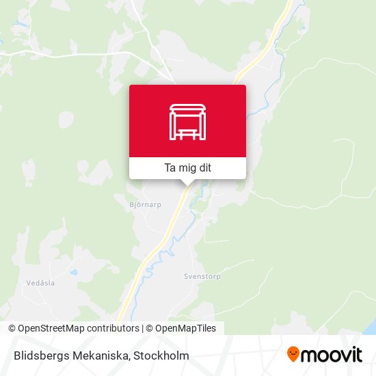 Blidsbergs Mekaniska karta